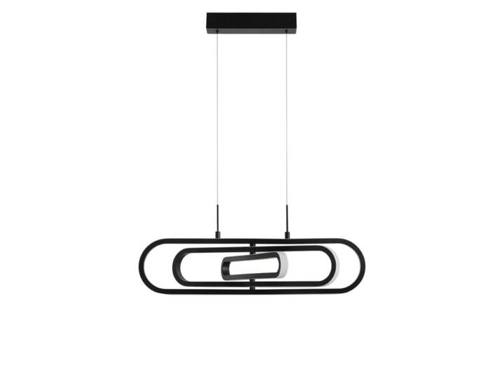 Nova Luce Pendelleuchte Arte Flex - Schwarz matt Design, Glamour