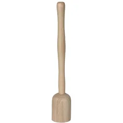 Kartoffelstampfer Krautstampfer Stampfer Zerdrücker aus Buche Holz L 30 x D 5 cm