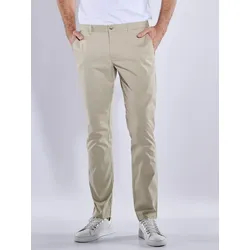 ENGBERS GERMANY Herren Chino in hochwertiger Stretchqualität Beige regular uni - 52