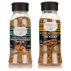 KITCHENCRAZY Heissluftfritteusen Marinade für Fleisch und leichte Panade Inhalt 405g