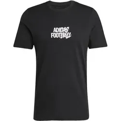 ADIDAS Herren Shirt Fußball Tango Geschichte Grafik, Größe L in Schwarz Schwarz