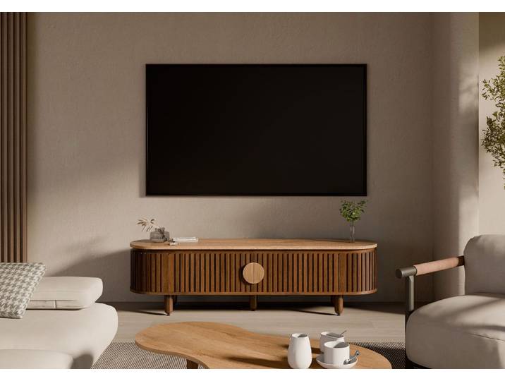 TV-Board Mango 180x40x50 braun geölt KYOTO #113