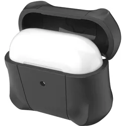 Itskins AirPods Pro 2 Hülle Spectrum Solid (Kopfhörer Hülle), Kopfhörertasche + Schutzhülle, Schwarz
