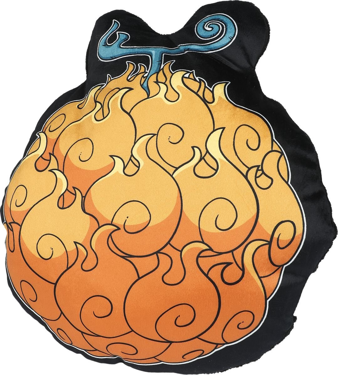 One Piece Mera Mera kussen meerkleurig van polyester voor volwassenen