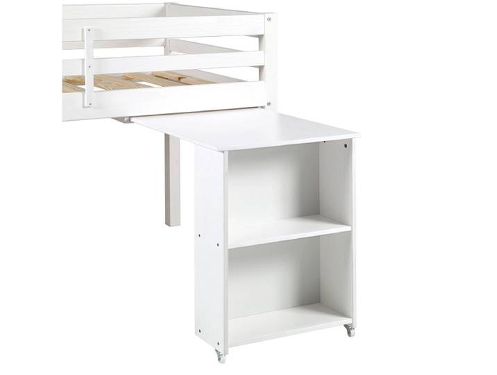 Schreibtisch-Bücherregal-Set NIVIO 63x80x75cm weiss