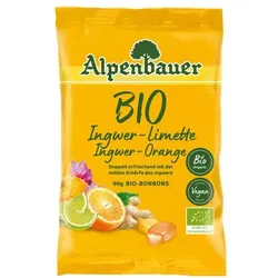Alpenbauer BIO-Bonbons »Ingwer-Limette/Orange« orange