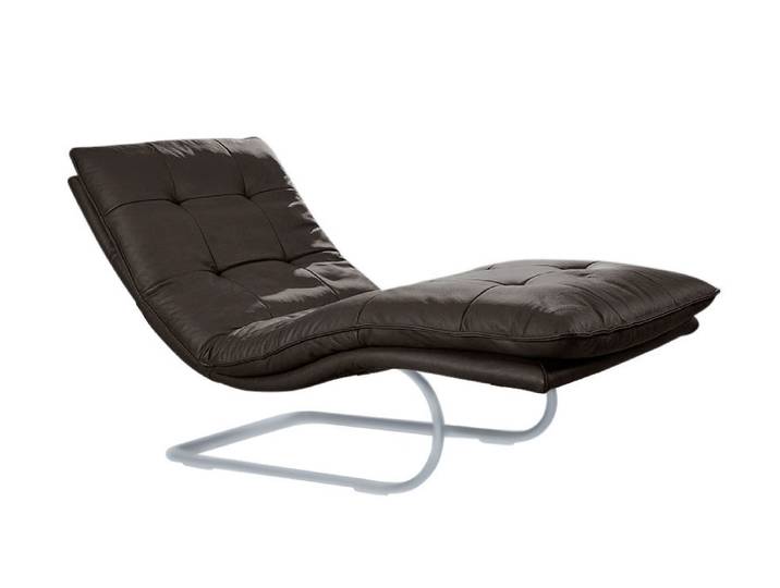 Relaxliege, 75x91x170 cm, Longlife Xtra-Leder, Braun, Mit Motor, Modern, W.SCHILLIG