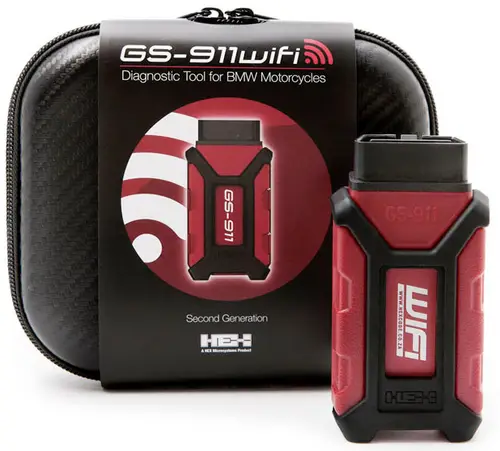 HEX GS-911 WiFi Hobby Motorrad Diagnosetool OBD2 Passend für (Auto-Marke): BMW (Motorrad) 10 Fahrzeuge