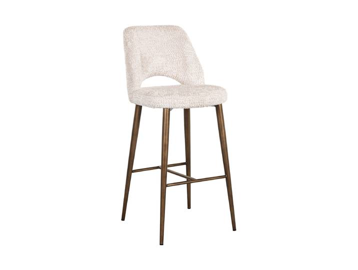 Hochwertiger Design Barstuhl „Delphine“ Lovely Cream Richmond Interiors