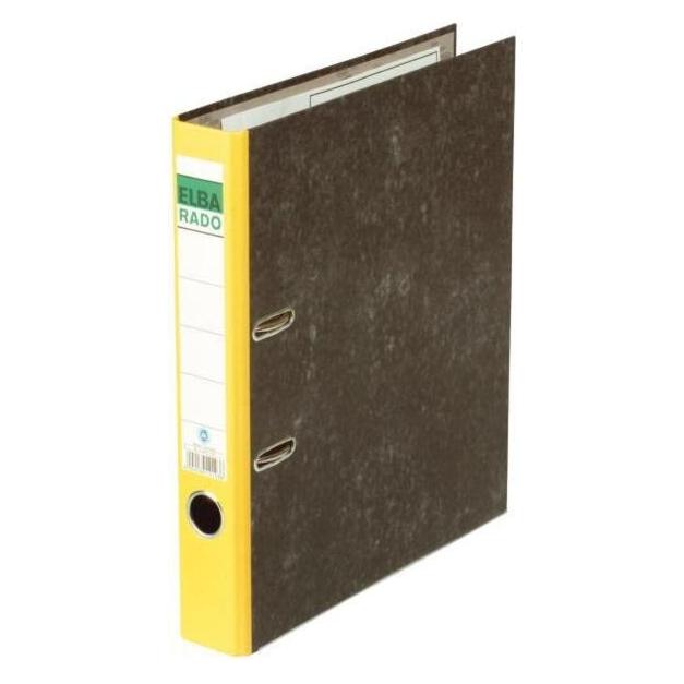 Elba Ordner rado 100022595 DIN A4 50mm Pappe gelb (A4, 50 mm, 1 Stk.) (100022595)