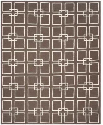 Martha Stewart by SAFAVIEH Square Dance Wool/ Banana Silk Rug