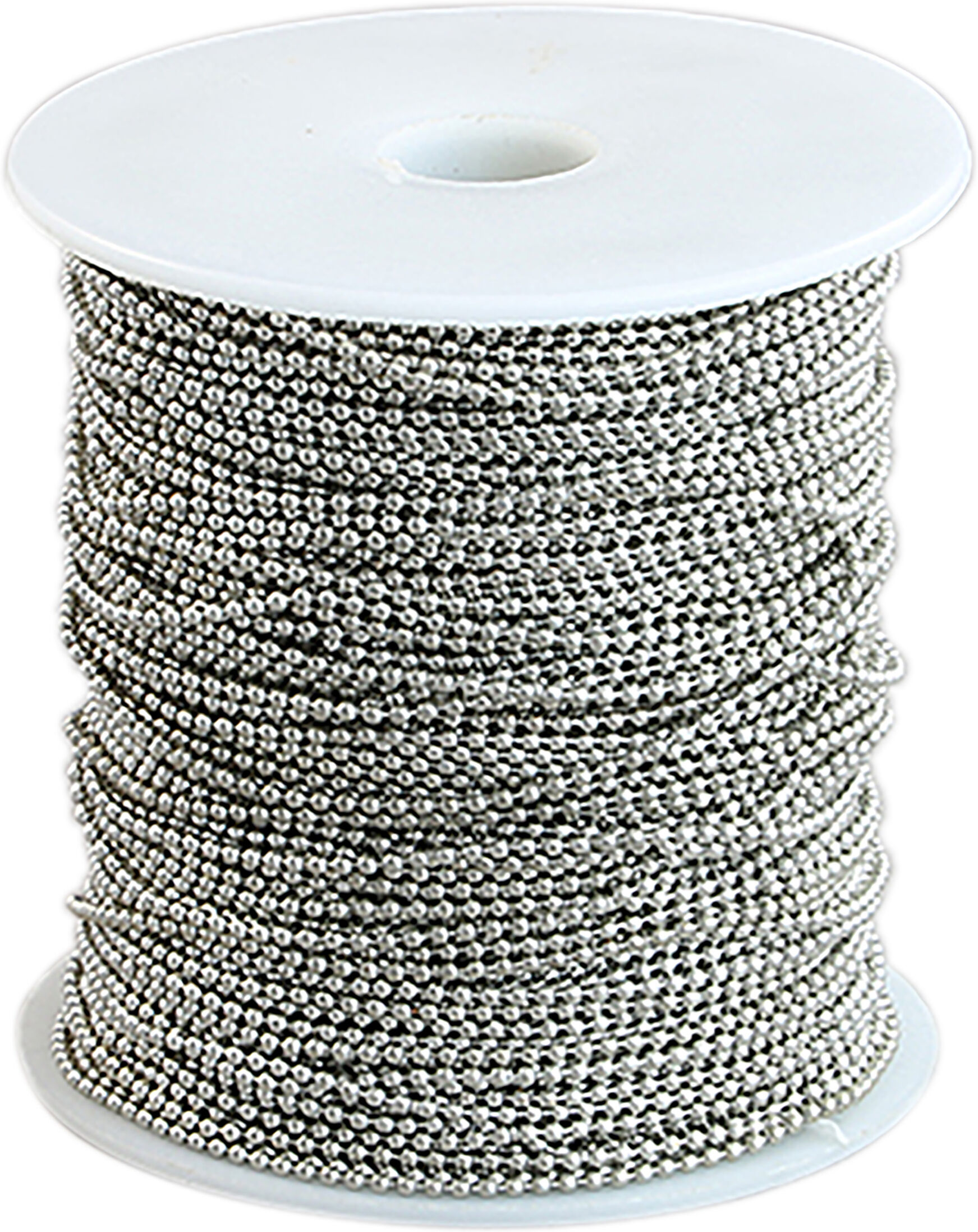 SPRINTIS Chaînes à boules sur rouleau argent   1,5 mm   100 m   métal