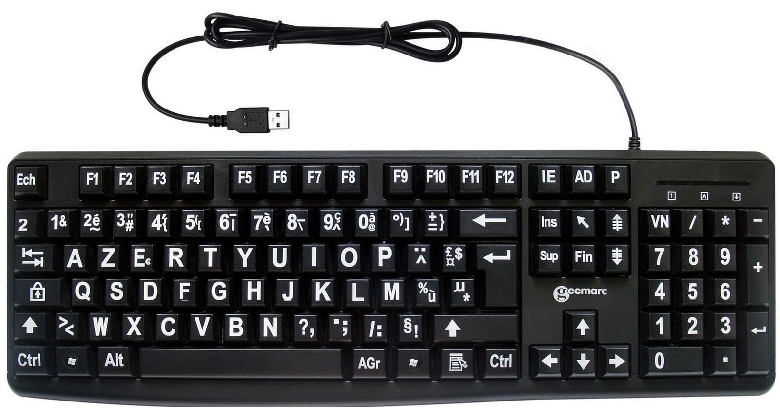 Geemarc Sehkomfort Toetsenbord voor PC