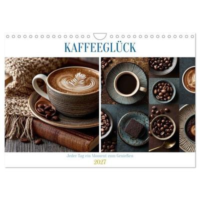 Kaffeeglück (Wandkalender 2027 DIN A4 quer), CALVENDO Monatskalender
