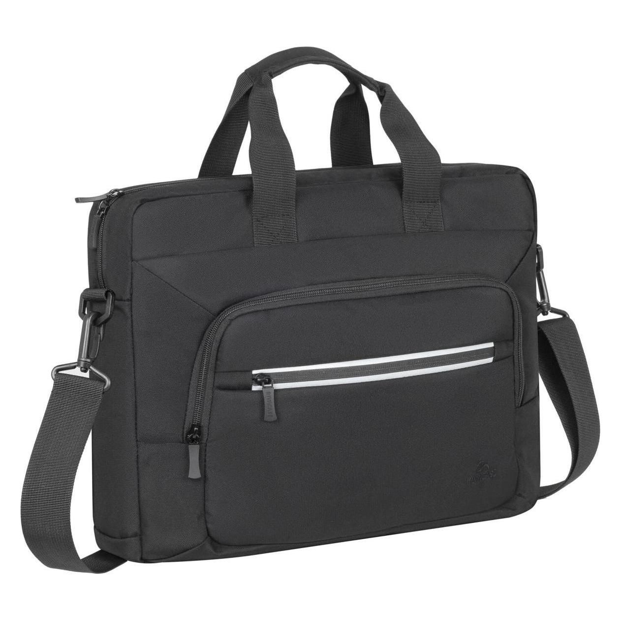 Rivacase 7521 Tasche 13.3-14 Schwarz Canvas Material ECO (14", Universal) (7521 Black)