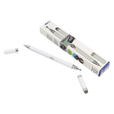 Wedo Eingabestift Universal 3-in-1, weiss Touchpen, Kugelschreiber & Disc-Spitze in einem, - 1 Stück (261 7000)