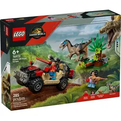 LEGO® Jurassic World 76972 Raptor Verfolgungsjagd mit dem Geländewagen