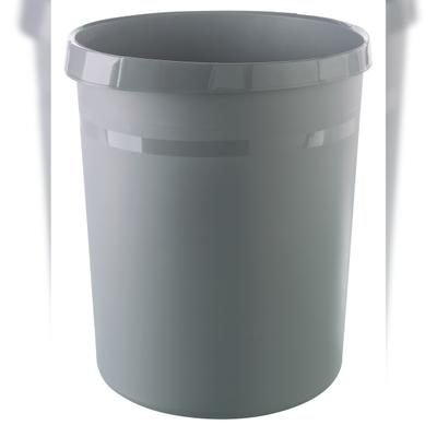 HAN 18198-19D 15x Papierkorb GRIP KARMA, 18 Liter - Dunkelgrau