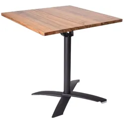 Geen Merk Helsinki klappbarer Indoor-Bistro-Tisch 70x70cm