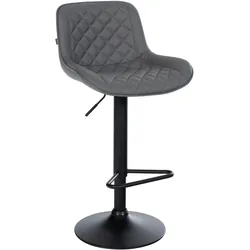CLP Barhocker Kasson Kunstleder   Farbe: grau, Material: Kunstleder