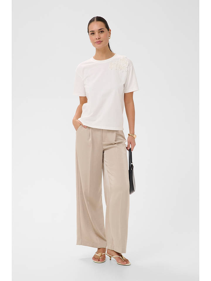 Kaffe Shirt in Creme - L
