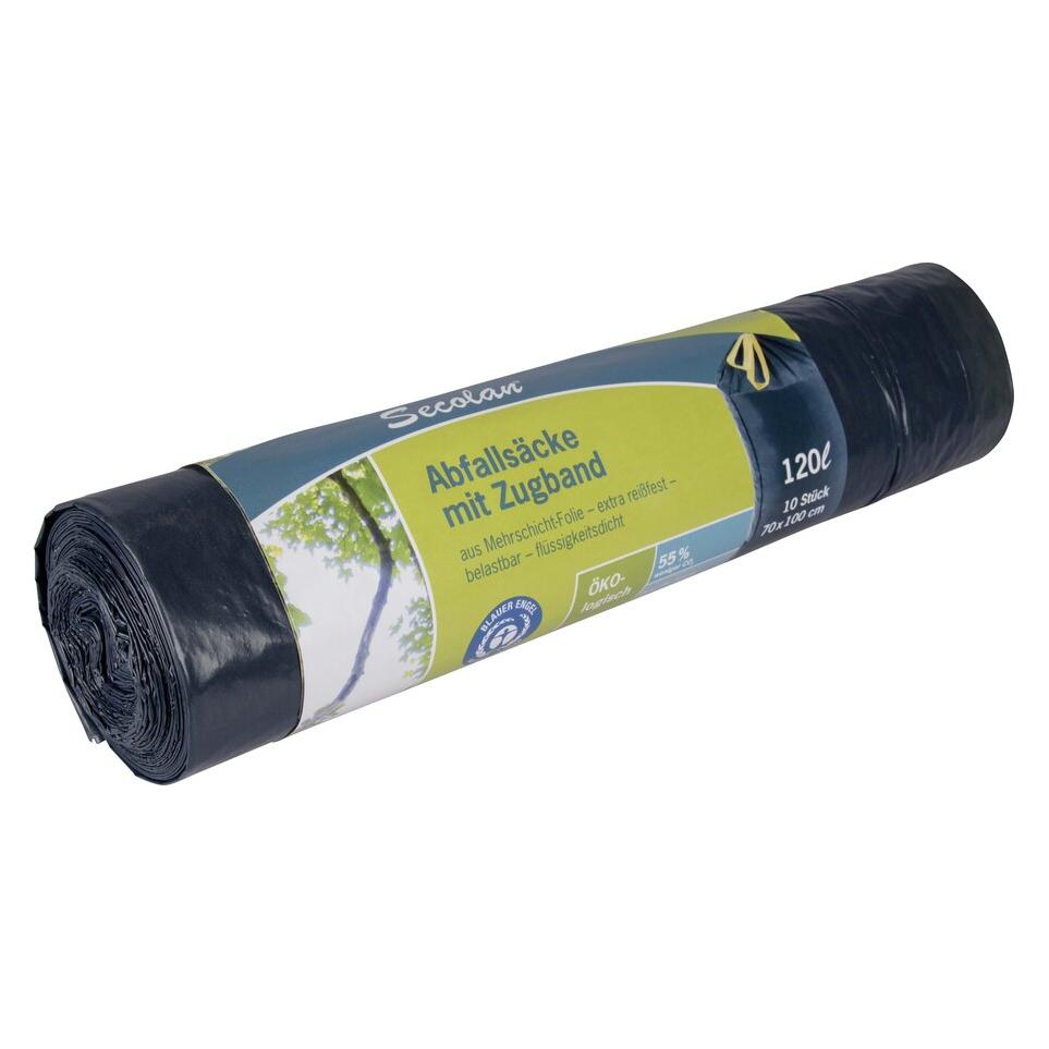 Secolan Abfallsäcke mit Zugband (1x, 120 l) (02022452)