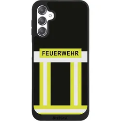 Nivocase Handyhülle für Samsung Galaxy A14 5G Hülle NIVOpure Case Schwarz Beruf Feuerwehr Feuerwehrmann (Samsung Galaxy A14 5G), Smartphone Hülle, Schwarz