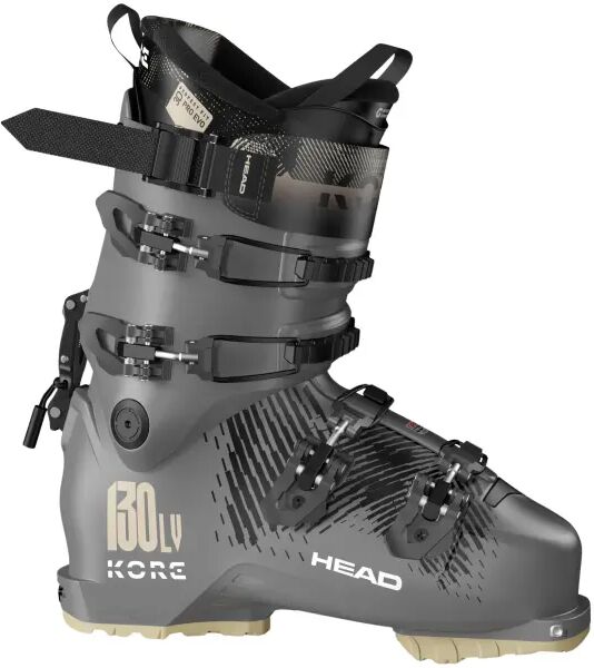 Mens Ski Boots Head Kore 130 LV GW (25.5 - Anthracite / Sand)  - Grey;Black - Size: 25.5