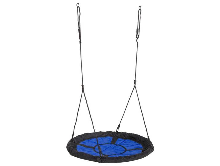 Nestschaukel, Blau, Metall, Textil, 98x6x98 cm, EN 71, Freizeit & Co, Outdoor-Spielzeug, Schaukel