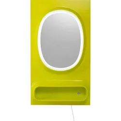 KARE X KARIM RASHID LED-Wandspiegel Aero LED Glas Grün