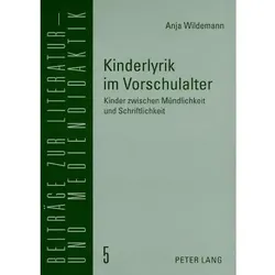 Kinderlyrik im Vorschulalter, Fachbücher von Anja Wildemann