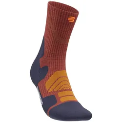 BAUERFEIND SPORTS Outdoor Merino Mid Cut Wandersocken Herren granat 38-41