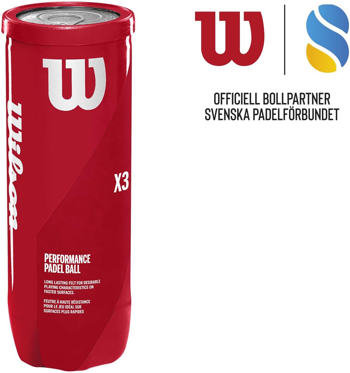 Wilson Performance Padel Ball X3