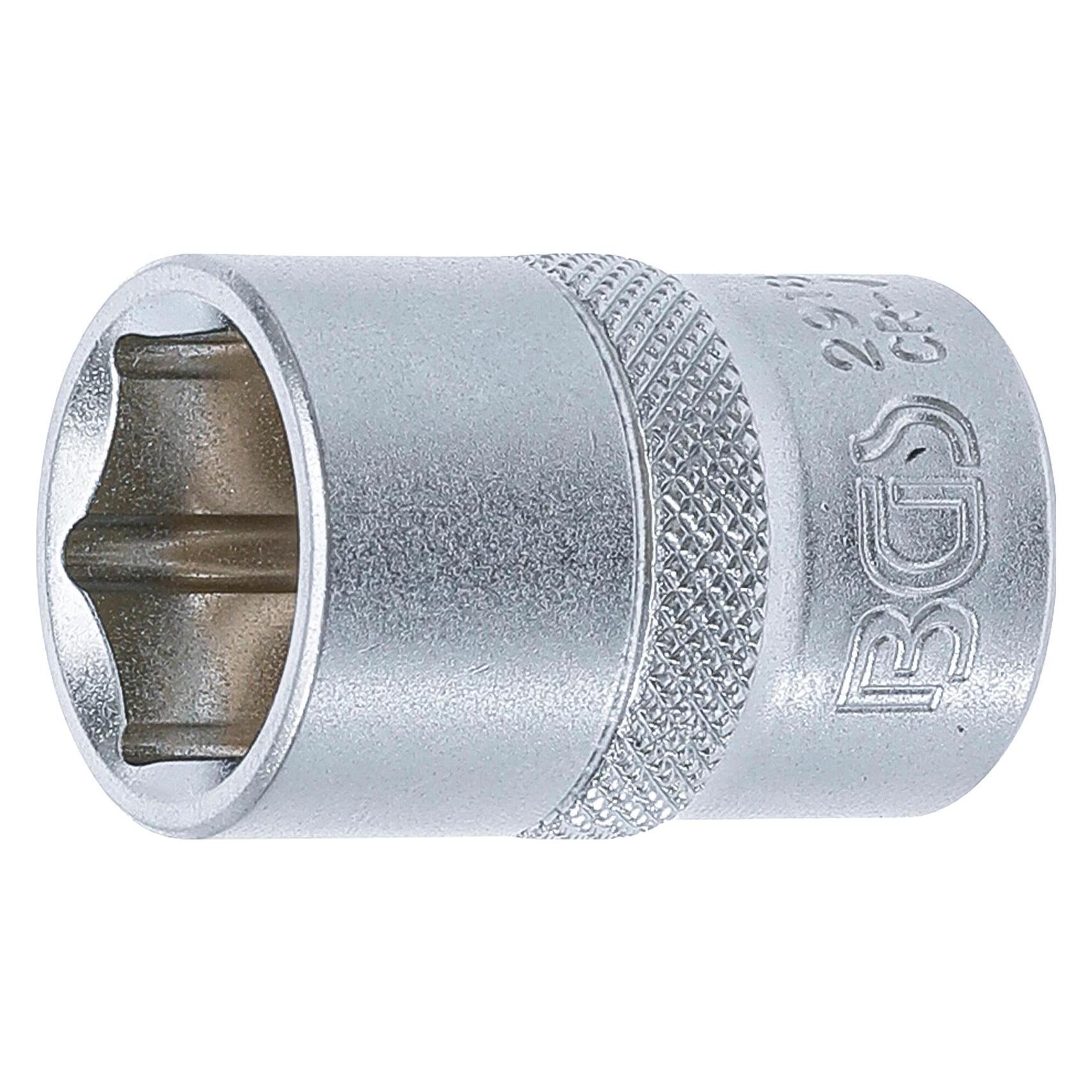 BGS Steckschlüssel-Einsatz Sechskant Antrieb Innenvierkant 12,5 mm (1/2") SW 18 mm (18 mm) (2918)