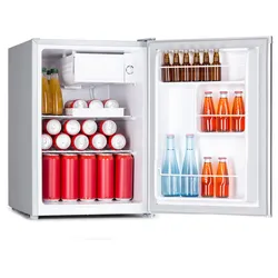 Fargo 67 Kühlschrank Minibar 67 Liter / 4 Liter Gefrierfach kompakt Edelstahl