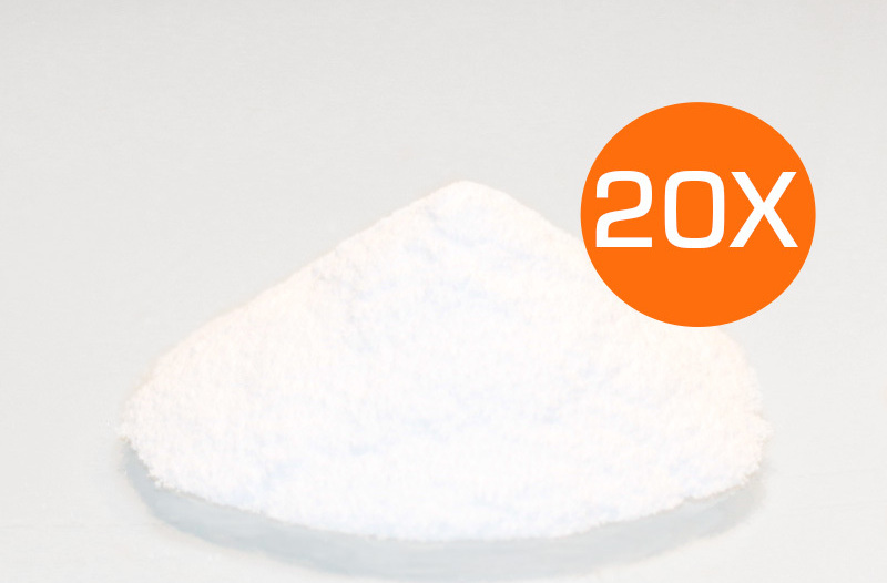 Strahlmittel Soda 20 Sack, wasserlöslich, oberflächenschonend für Motorblöcke, Boote, Holzmöbel