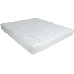 Letti Moderni Matratze Lux Latex Weiß 160x190 cm H2 - Höhe 20 cm