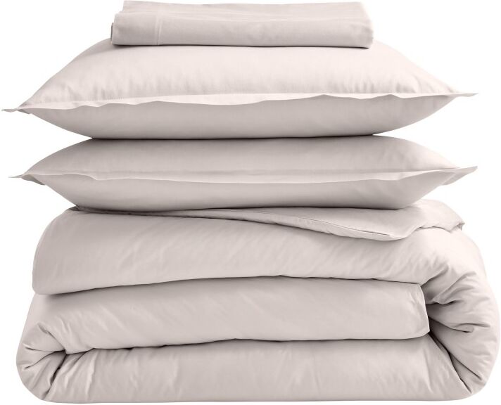 Drap housse satin Tradilinge PERLE (Couleur : Perle)