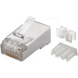 GOOBAY 72502 - RJ45 Stecker, CAT 6A STP geschirmt