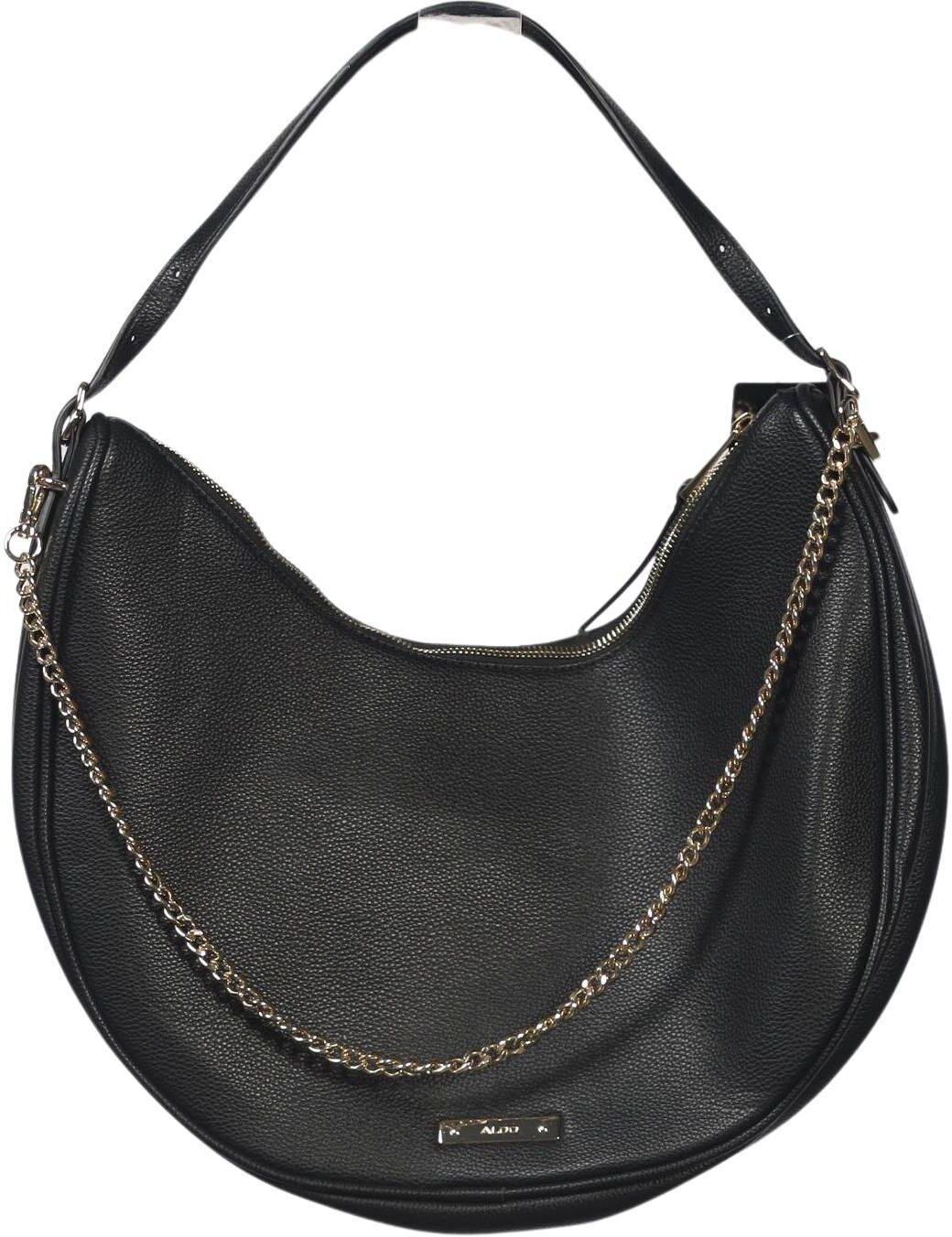Aldo Damen Handtasche gross, Schwarz, Kunstleder - Second Hand
