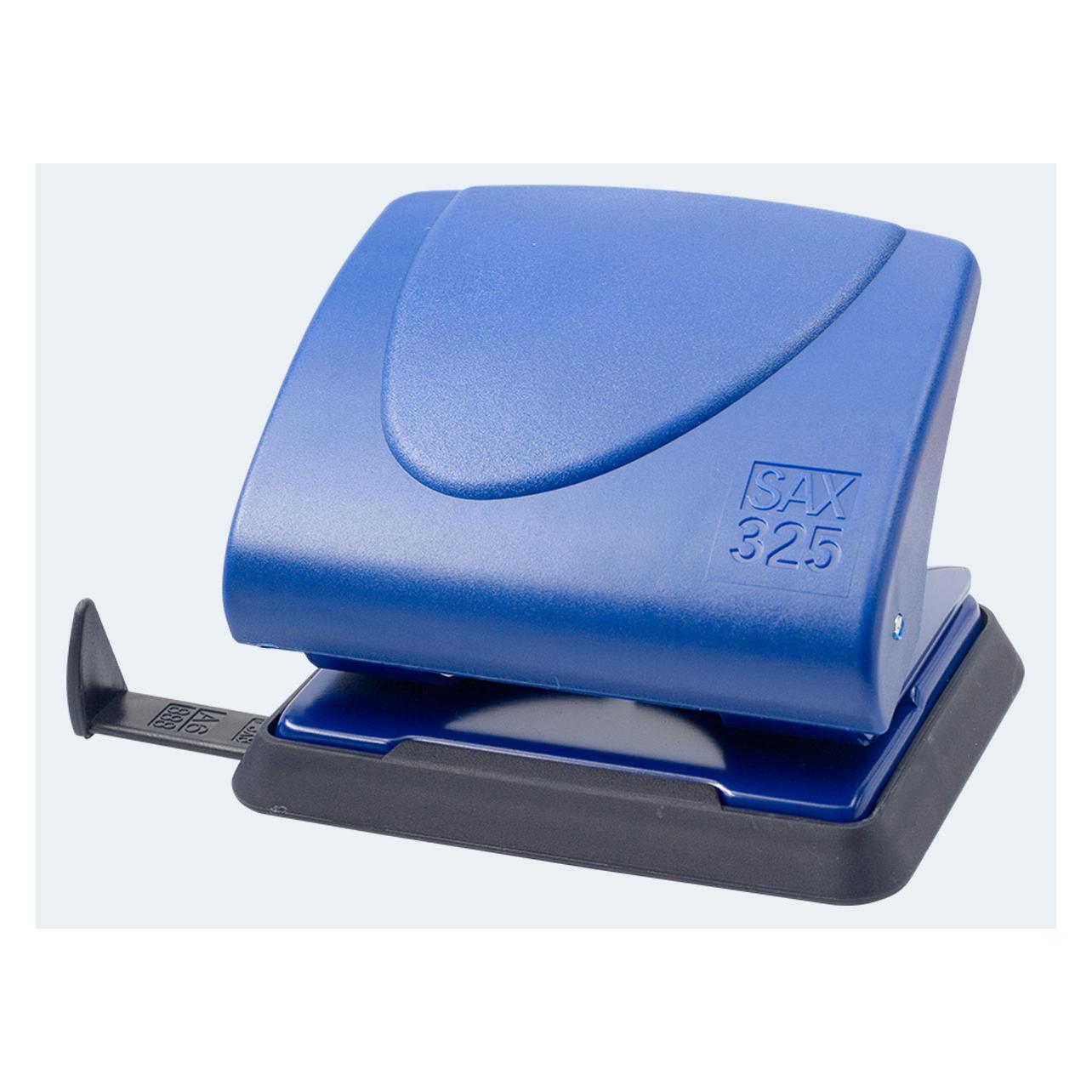 SAX BetaLine Locher 325 "S",25 Blatt,Farbe: Blau (0-325-04)
