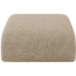 POUF MIRA-PUF 91x89x40 Braun cm Velours Modular Sitzhocker