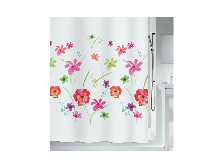 Spirella Flower Textilduschvorhang Meadow 180x200 cm