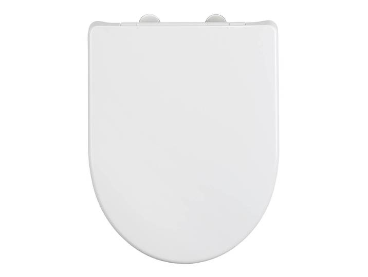 WC-Sitz India Duroplast Befestigung: Edelstahl rostfrei Weiß 37 x 47cm