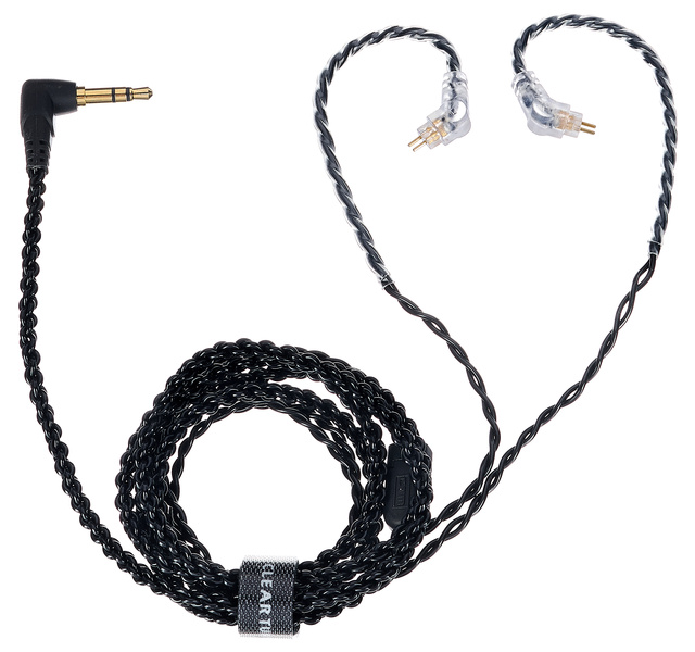 Clear Tune Monitors IEM Cable 127cm Black Black