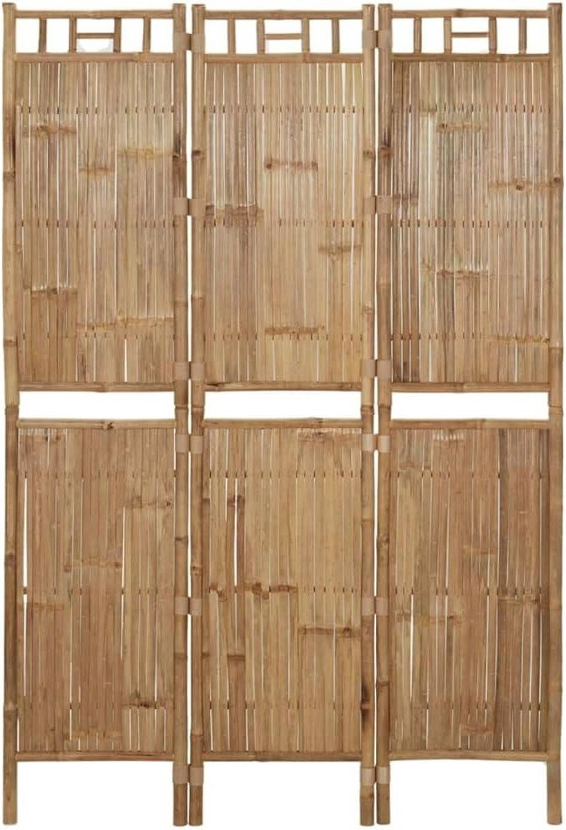 Natuurlijke bamboe kamerverdeler - Opvouwbare scheidingswand - 120 x 180 cm