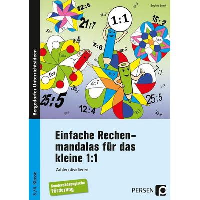 Einfache Rechenmandalas für das kleine 1:1, Geheftet von Sophie Streif, Persen Verlag in der AAP Lehrerwelt GmbH, 978-3-403-20133-5