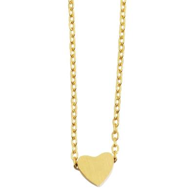 Kette ohne Anhänger ADELIA´S "Halskette mit Anhänger – aus Edelstahl", gold, Halsketten, Damen, 48cm, Edelstahl, Ein Geschenk, das Freude macht
