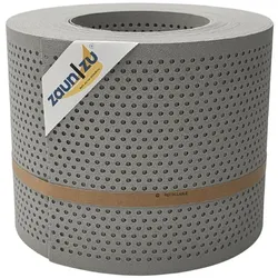 zaun zu® Sichtschutzstreifen PP Premium Gelocht 20 Prozent Streifen Steingrau 26m
