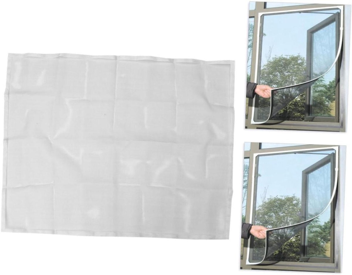 Zelfklevend Raamhor voor Insectenwering - Zwart - 120 x 100 cm